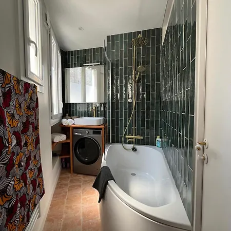 8 Personnes - Terrasse Sur Espaces Verts - Vue Tour Eiffel 아파트