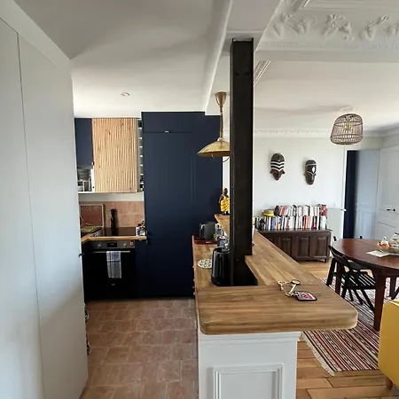 8 Personnes - Terrasse Sur Espaces Verts - Vue Tour Eiffel *